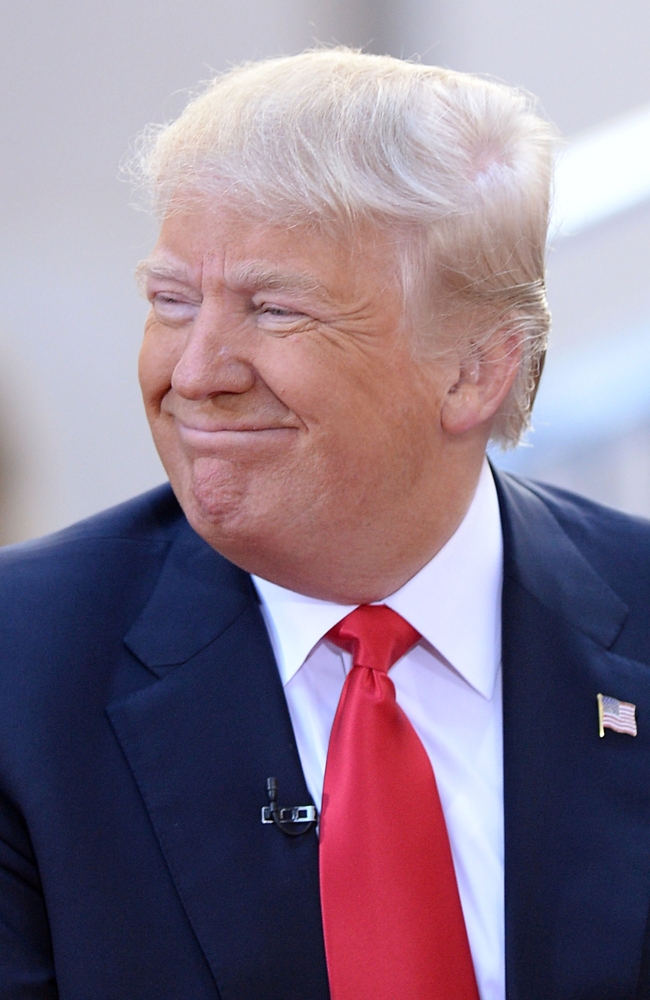 Donald Trump In Attendance For Donald Trump Town Hall On The Nbc Today Show Canvas Art - (16 x 20)