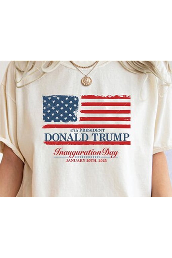 Donald Trump Inauguration Day Shirt, 47Th Us President Inauguration Shirt,Trump Supporters 47 President Maga Republican Gift, White Tshirt