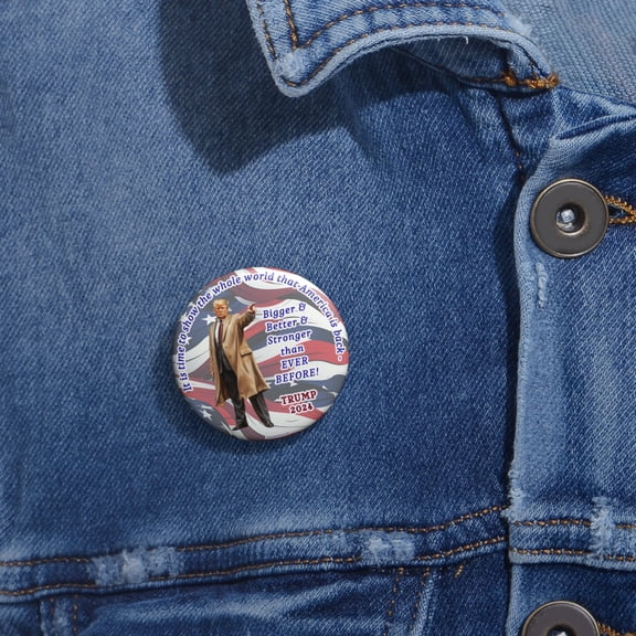 Donald Trump "It's Time" Pin Lapel Buttons