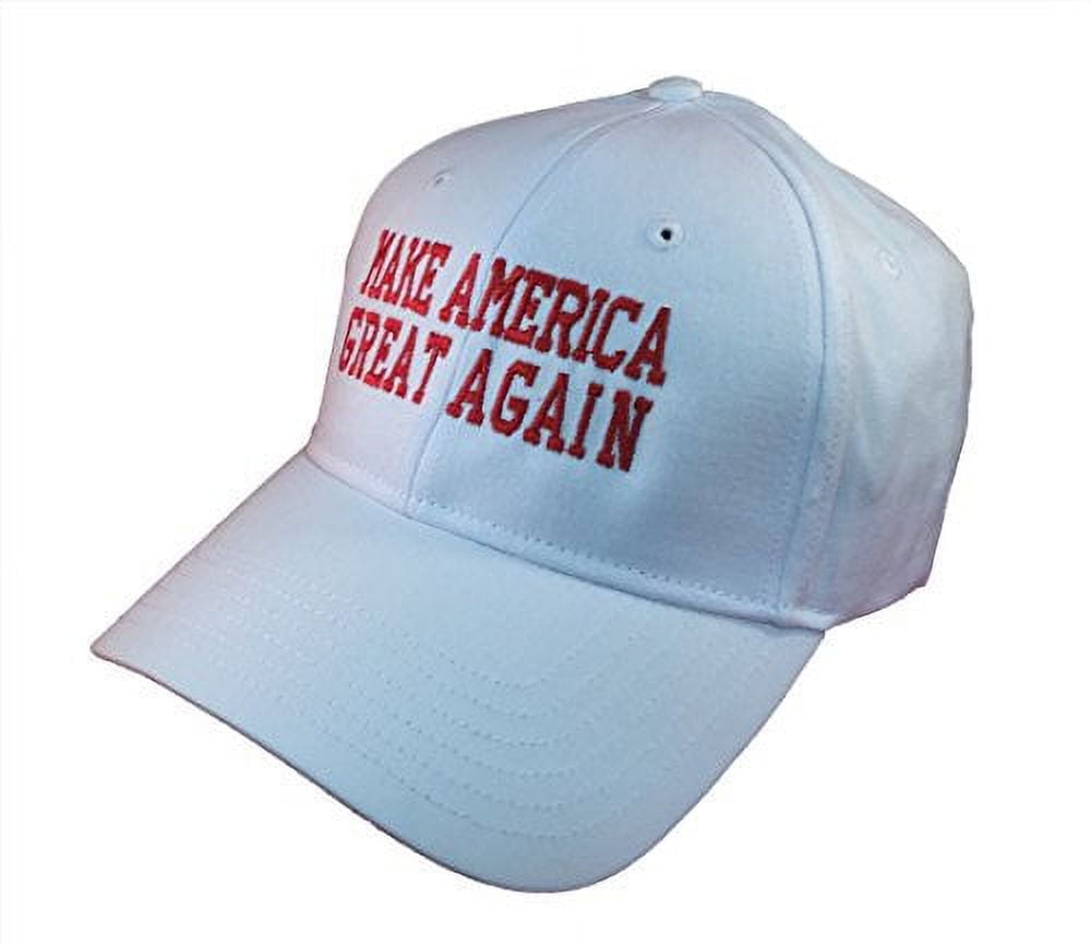 Donald Trump Make America Great Again Hats-White with Red