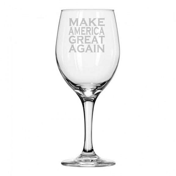 Donald Trump Make America Great Again MAGA President United States 20 oz wine glass