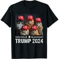 Donald Trump Make Cats Safe Again Red Hat 2024 Unisex TShirt