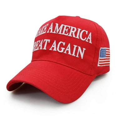 Donald Trump Merchandise MAGA American Trucker Hat Make America Great Again Slogan USA Flag KAG 45-47 Baseball Cap
