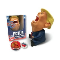 Donald Trump Piggy Bank | Maga Coin Collecting, Buttons & Certificate Gift Pack