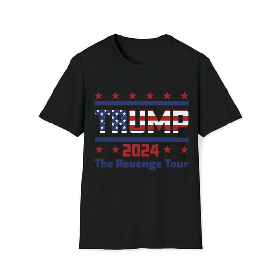 Donald Trump President Unisex Softstyle T-Shirt 2024 Revenge Tour
