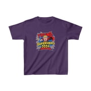 Donald Trump Superhero 2024 Presidential Election T Shirt for kids