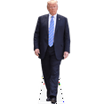 thumbnail image 1 of Donald Trump (Tie) Lifesize Cardboard Cutout Standee, 1 of 7