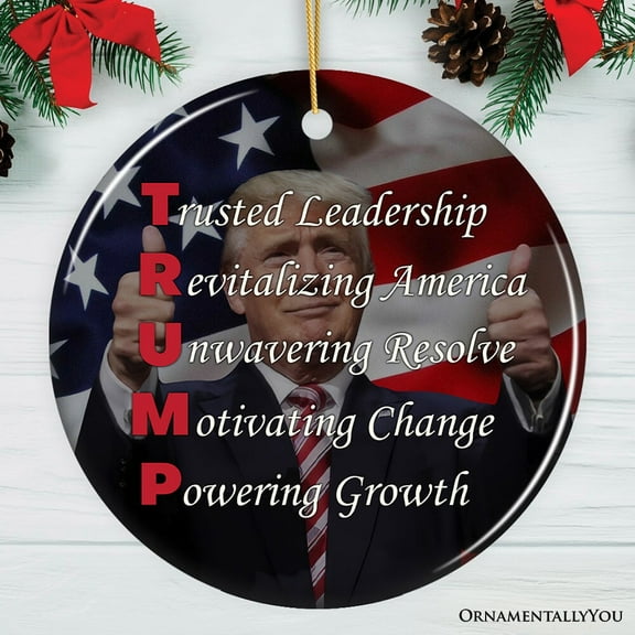 Donald Trumps Vision Ornament, A Must-Have Gift and Decor for Supporters