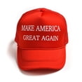 thumbnail image 1 of Donald Trump Vote Hats Make America Great Again Baseball Cap Red, 1 of 5