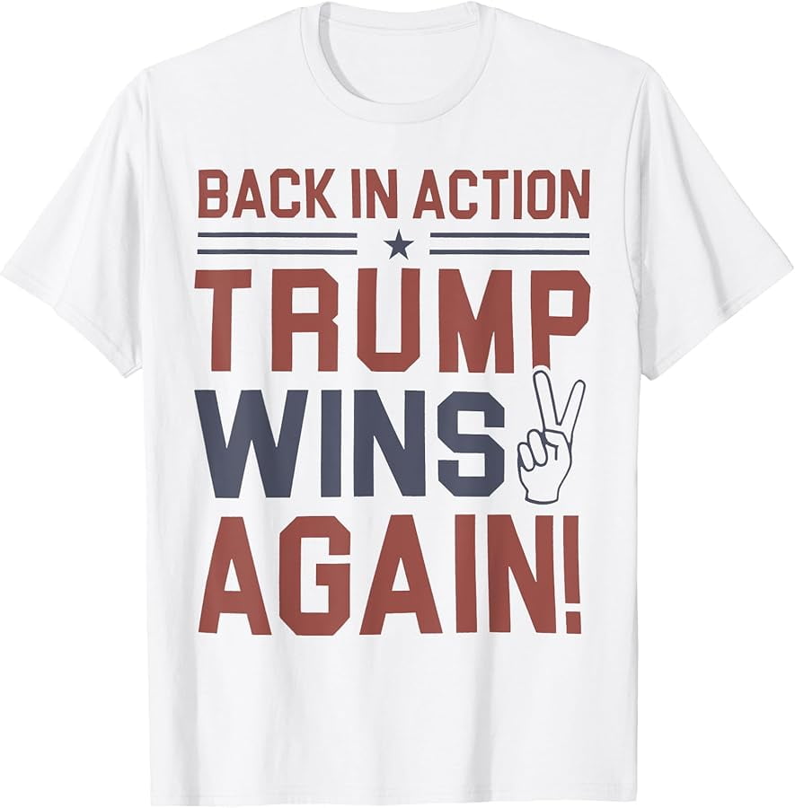 Donald Trump Won 2024 Election Inauguration President 47th TShirt