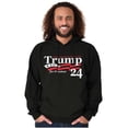 thumbnail image 1 of Donald Trump for 2024 President Unisex Plus Fleece Graphic Hoodie Brisco Brands 4X, 1 of 5