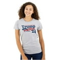 thumbnail image 1 of Donald Trump for 2024 President Womens Slim Fit Graphic Tee Brisco Brands S, 1 of 5