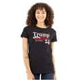thumbnail image 1 of Donald Trump for 2024 President Womens Slim Fit Graphic Tee Brisco Brands S, 1 of 5