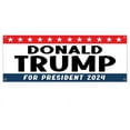 Donald Trump for President 2024 13 oz Vinyl Banner With Metal Grommets