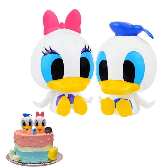 Donald Duck and Daisy Duck Birthday Cake Topper, by BGBCOSTUME (2 Count)