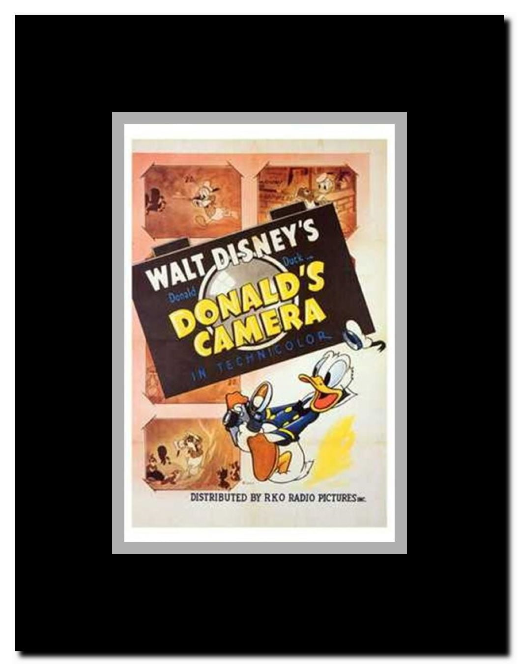 Donald's Camera Framed Movie Poster