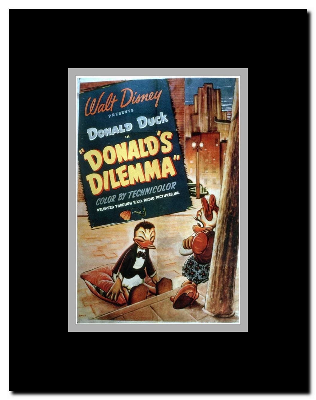 Donald's Dilemma Framed Movie Poster