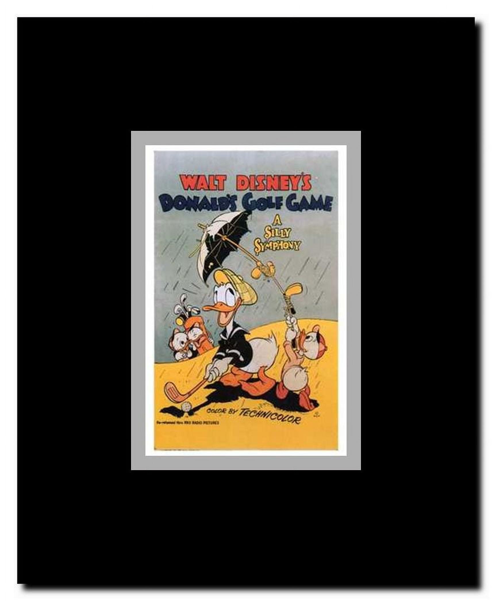 Donald's Golf Game Framed Movie Poster