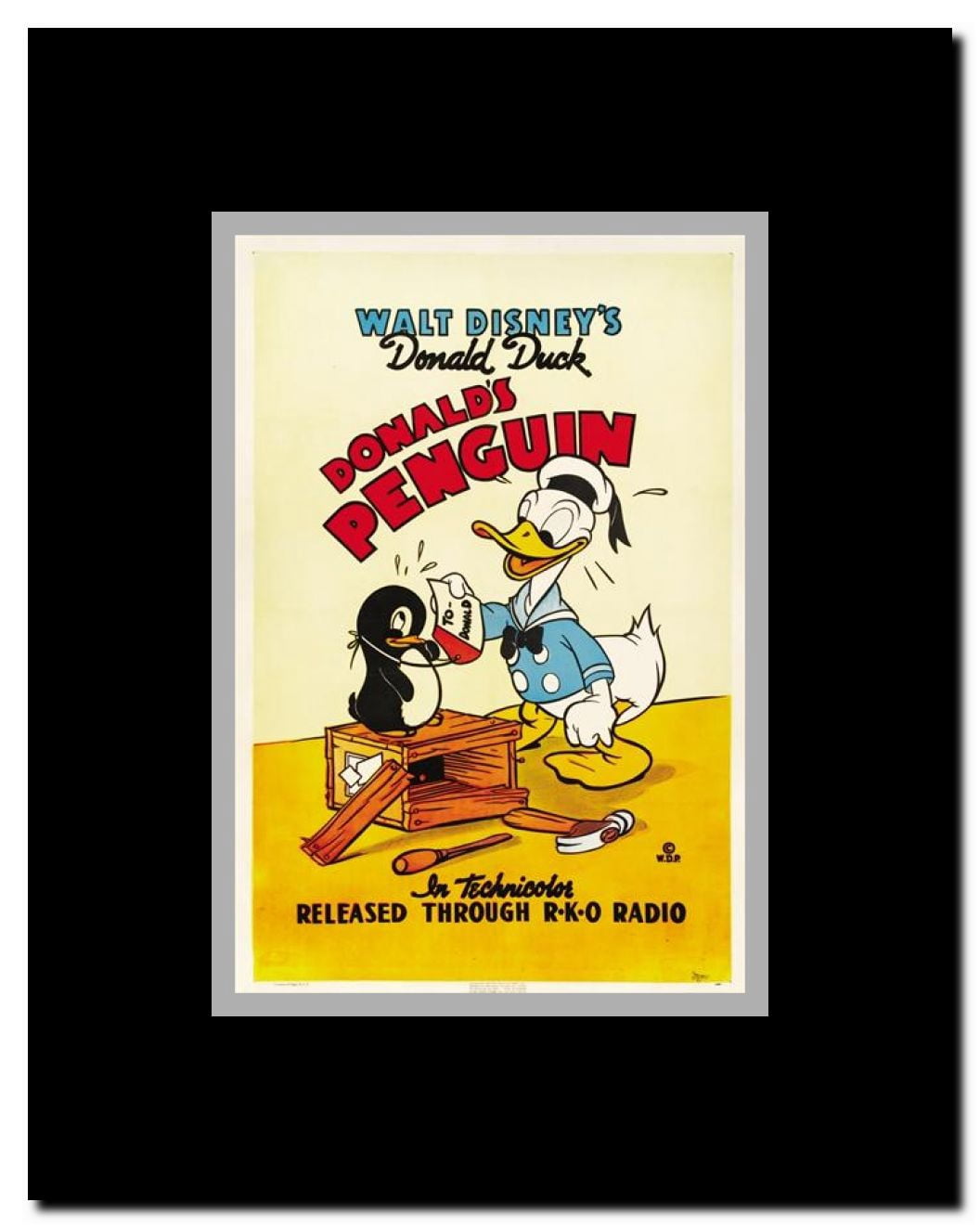 Donald's Penguin Framed Movie Poster