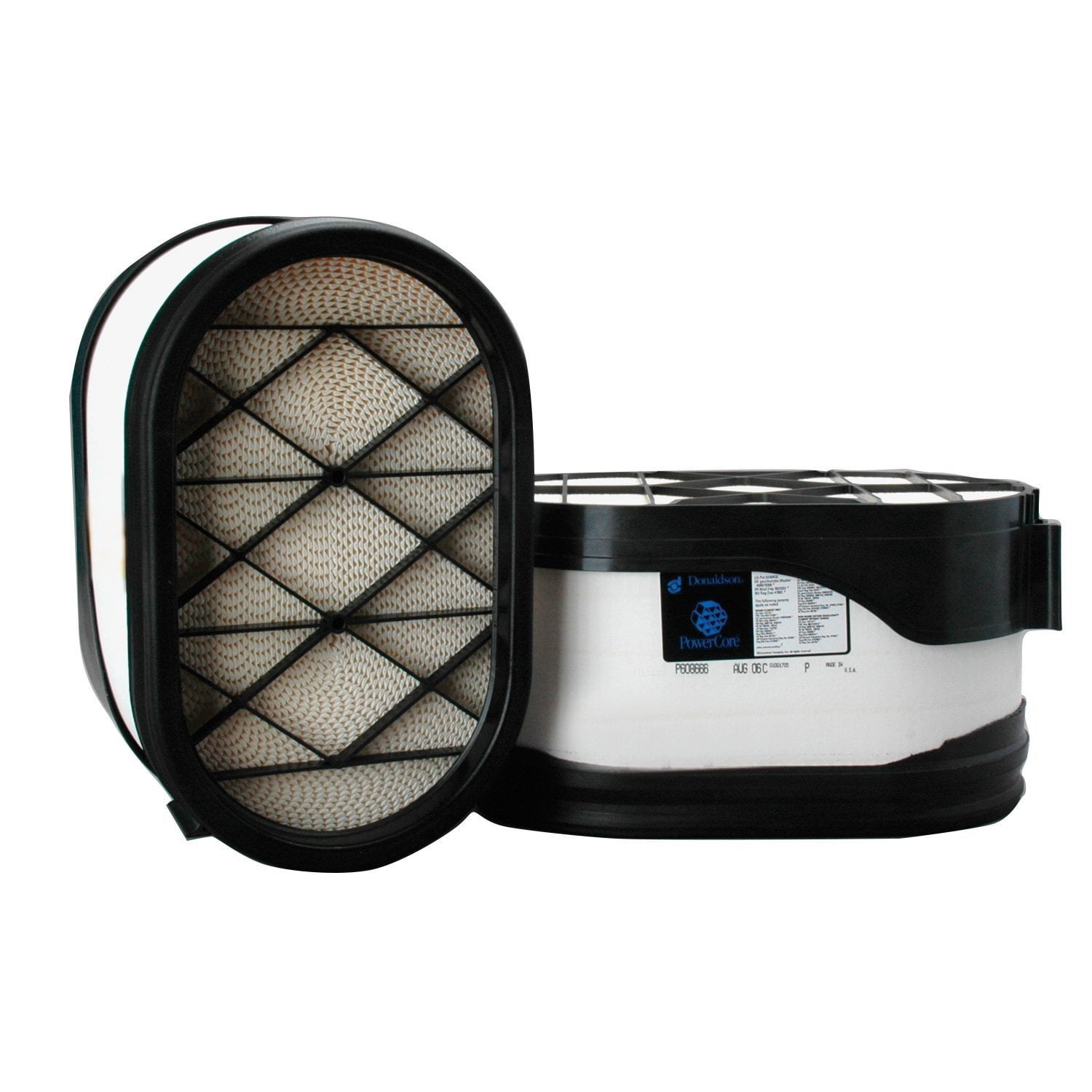 Donaldson P608666 Primary Obround Air Filter, 13.03 in H x 7.36 in W ...