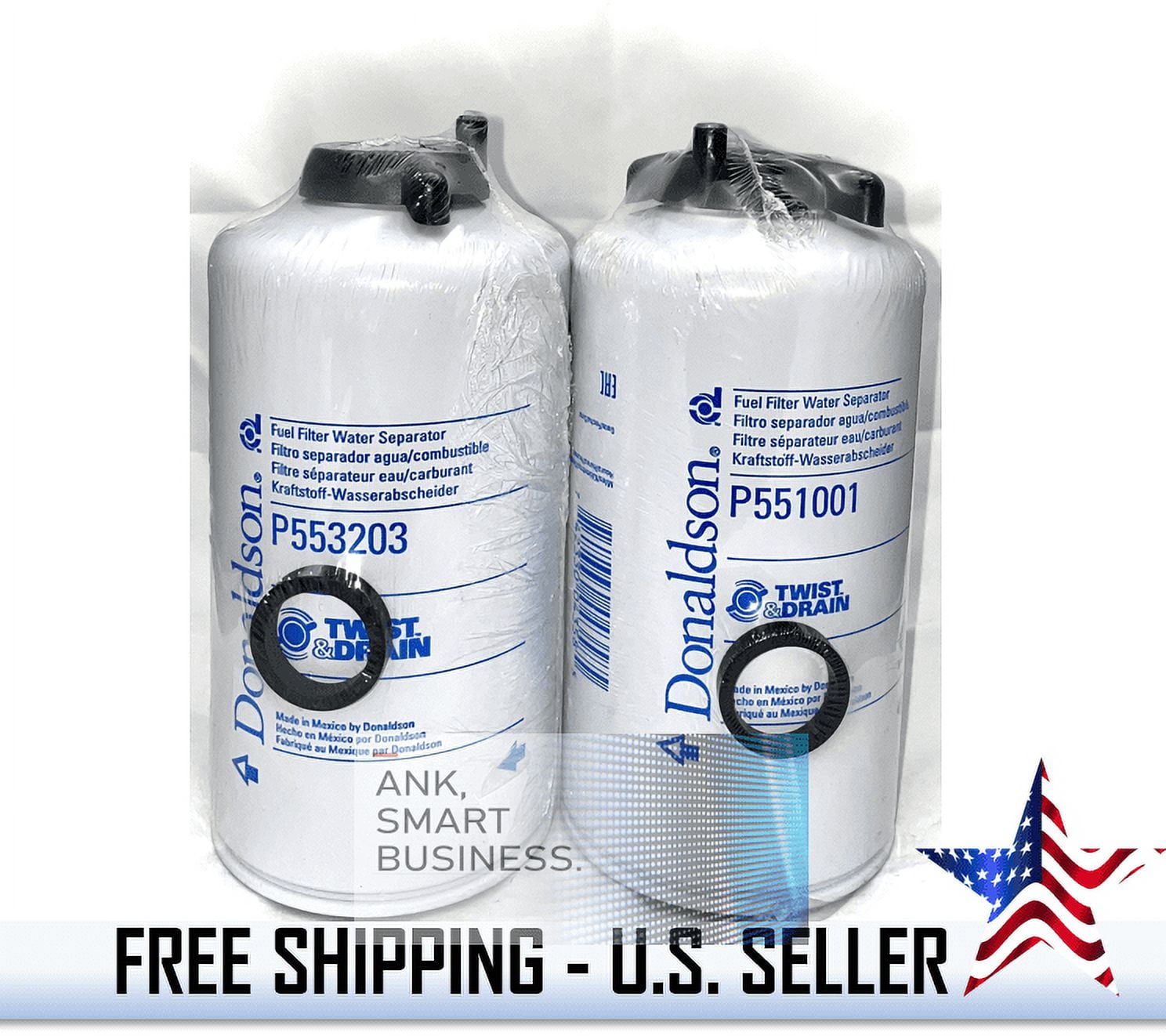 Filtre à carburant DONALDSON P550588 - FF5135 - KC68