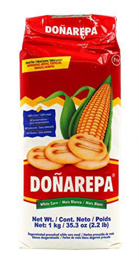 Donarepa Precooked White Corn Flour, 35.2 Oz