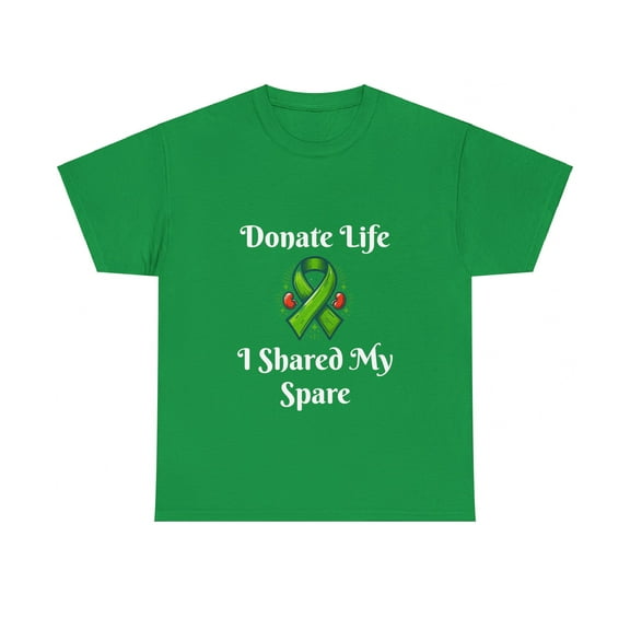 Donate Life, Share Your Spare Kidney Donation, Unisex Heavy Cotton Tee