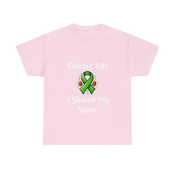 Donate Life, Share Your Spare Kidney Donation, Unisex Heavy Cotton Tee