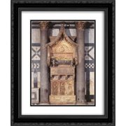 Donatello 2x Matted 20x24 Black Ornate Framed Art Print Funeral Monument to John XXIII
