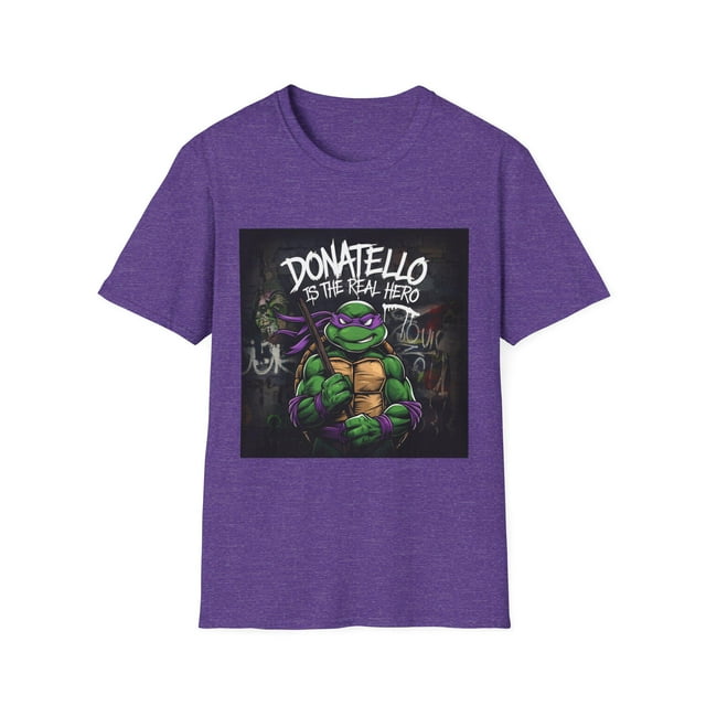 Donatello the Real Hero Unisex Softstyle T-Shirt Tee, Comic-Con Gift ...