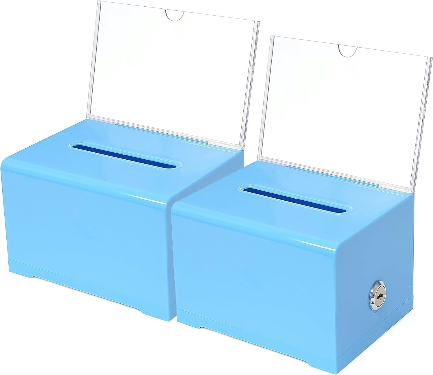 Donation Collection Ballot Box Ticket & Drawing Voting or Comment Box ...