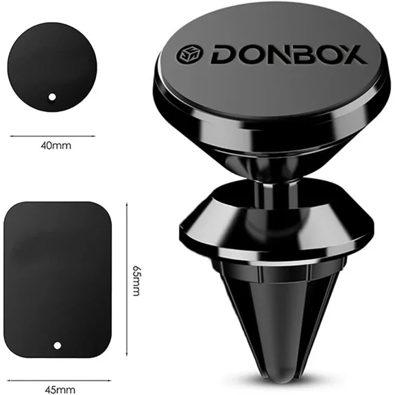Donbox Magnetic Car Mount Phone Holder - With Strong Magnet For Air Vent 360