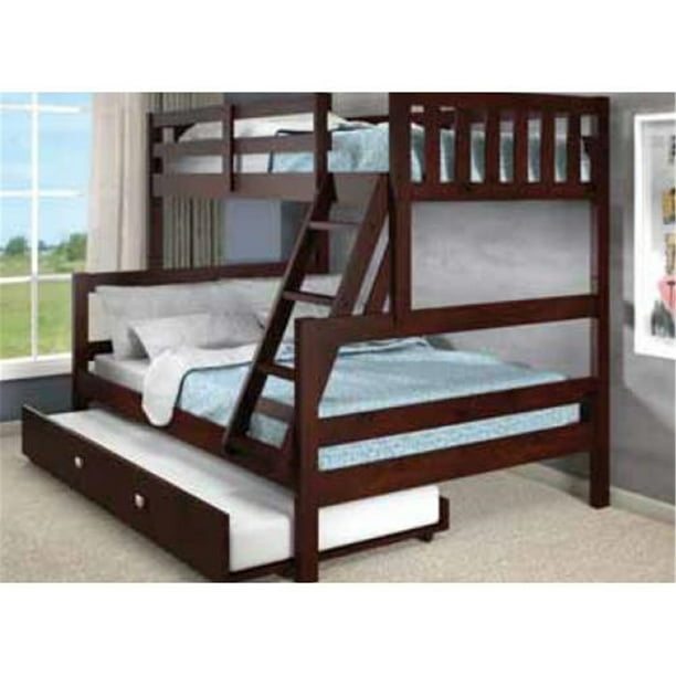 Donco Kids Austin Bunk BedSizeTwin/Full,StyleBed with twin trundle bed