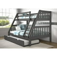 thumbnail image 1 of Donco Kids Austin Mission Twin over Full Bunkbed with Dual Underbed Drawers, Twin over Full, Dark Grey, 1 of 6