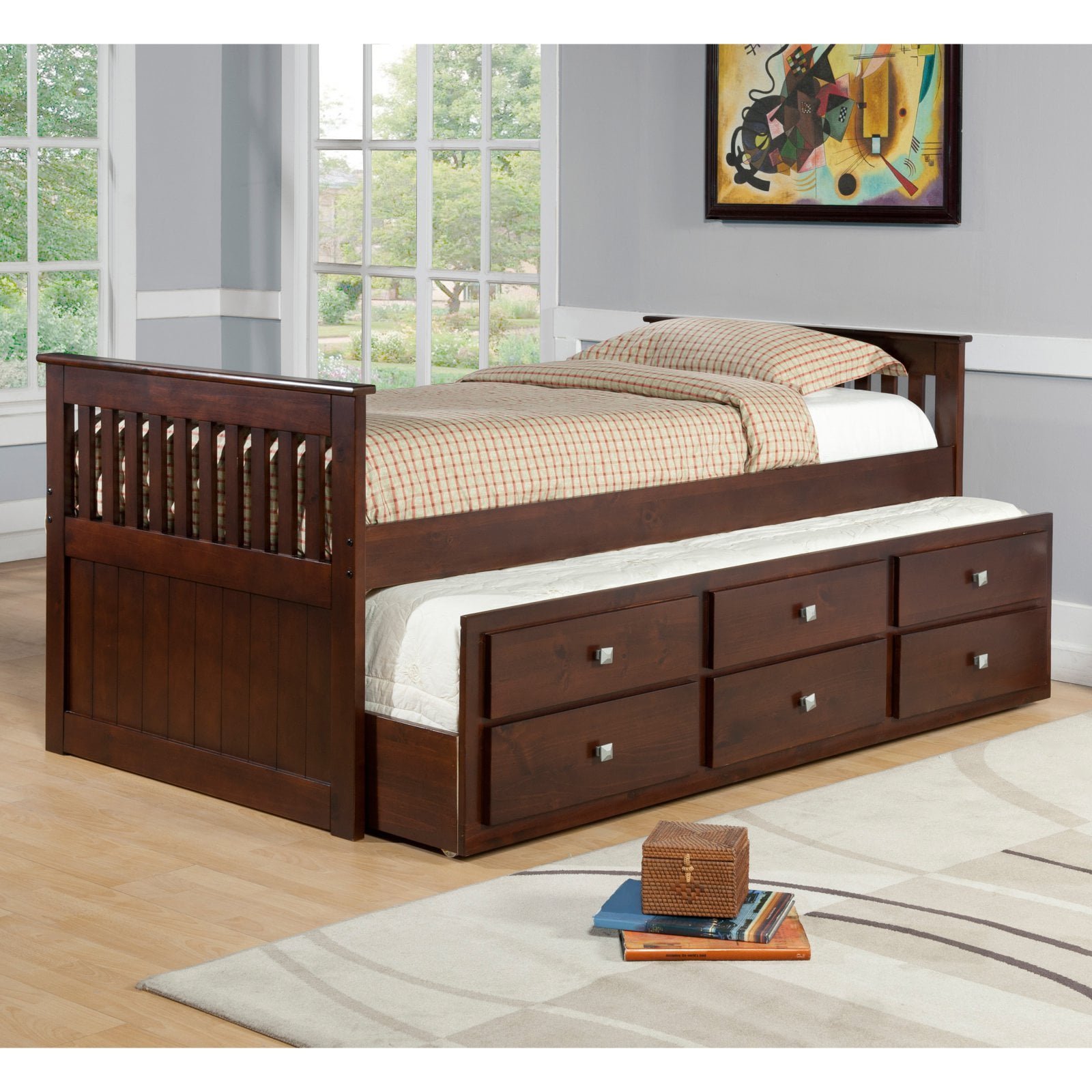 Donco Kids Captains Twin Trundle Bed
