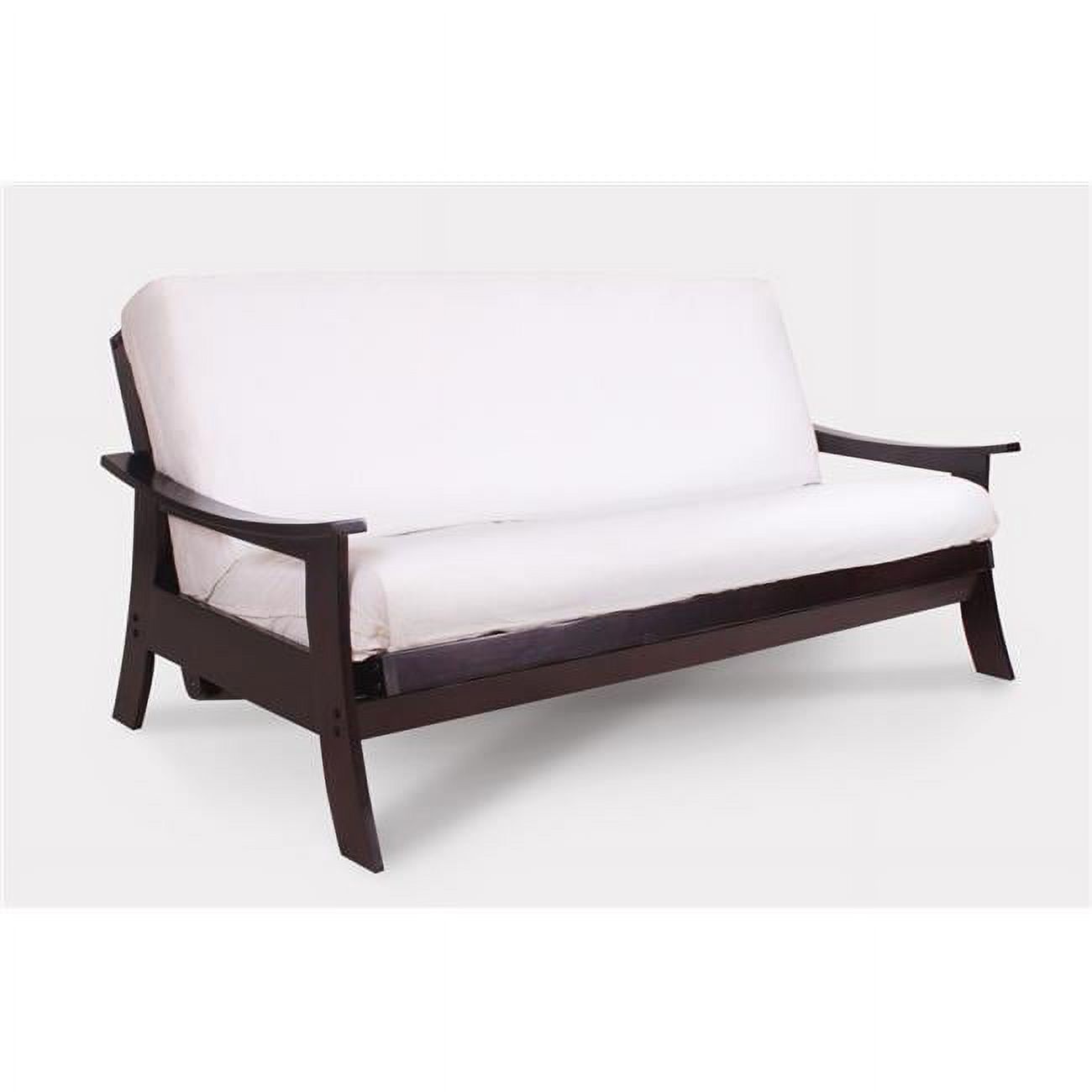 Donco Kids Futons PDOSAJAF Osaka Full Size Frame Futon Mattress Java