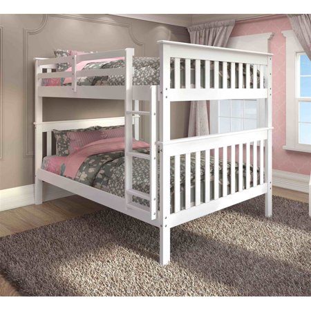 Donco Kids  Mission Full Bunk Bed with Optional Drawers or Trundle Bunk Bed Only Twin over Full