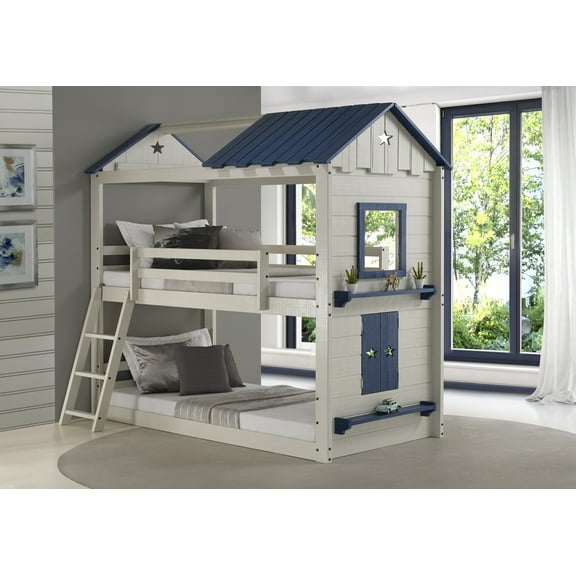Donco Trading Twin/Twin Star Gaze Bunkbed, Drawers Or Trundle Not Included