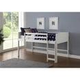 thumbnail image 1 of Donco Kids PD-795AW Twin Louver Low Loft, White, 1 of 5
