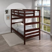 Donco Kids Promo Shaker Twin over Twin Cappuccino Bunkbed