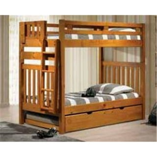 Donco bunk store bed with stairs