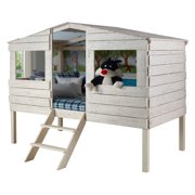 Donco Kids Tree House Twin Solid Wood Underbed Drawer in Rustic Sand (Set of 2)
