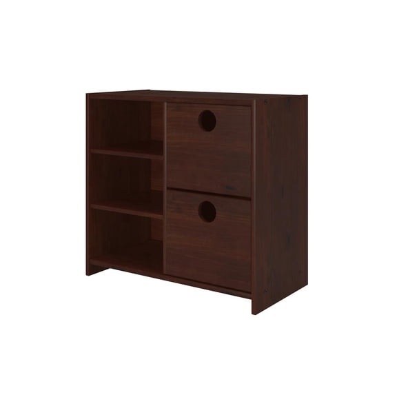 Donco Trading Circles 2 Drawer Chest/Shelves (Rta)