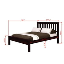 Donco Trading Full Contempo Bed W/Twin Trundle Bed