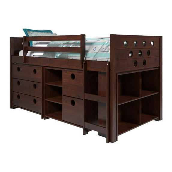 Donco Trading Twin Circles Modular Low Loft