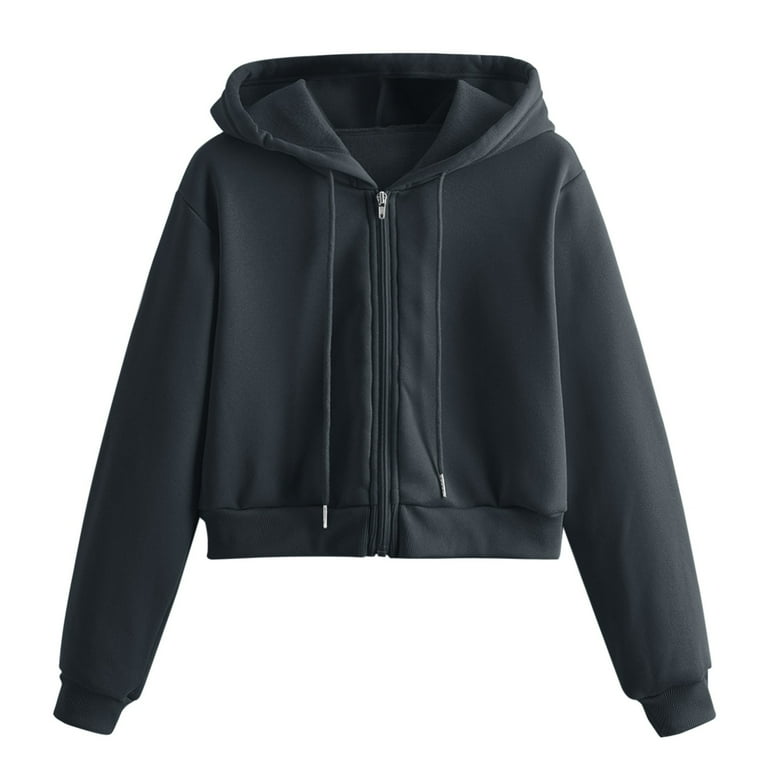 DondPO Essentials Hoodie Hoodies for Women Women Casual Solid Long  