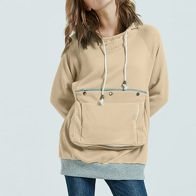 Loose Velvet Long Sleeve Hooded Sweatshirt Loose Velvet Long Sleeve Hooded Sweatshirt