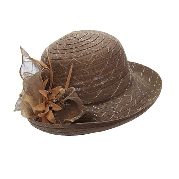 DondPO Fascinators Hats for Women Tea Party Wedding Hats for Women Elegant Fancy Hats for Women Church Hats for Women Women Church Hats Church Hat Derby Hats for Women