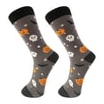 thumbnail image 1 of DondPO Halloween Compression Socks Fun Halloween Socks For Women Funny Halloween Gifts For Female Novelty Crew Cotton Sock Halloween Socks Compression Socks For Women, 1 of 4