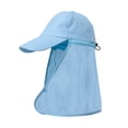 thumbnail image 1 of DondPO Hat With Neck Flap Sun Hat Sun Wide Brim Bucket Hat Foldable Outdoor Baseball Cap With Shawl Sun Cap Fishing Hat, 1 of 3